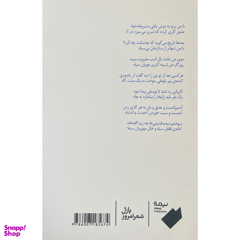 کتاب سرمه ای اثر حامد عسكری نشر نيماژ