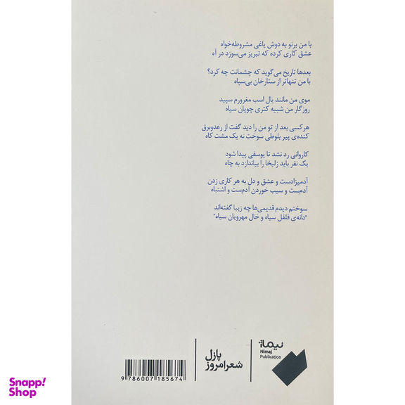 کتاب سرمه ای اثر حامد عسكری نشر نيماژ
