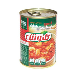 کنسرو لوبیا چیتی با قارچ گلنوش وزن 380 گرم بسته 2 عددی