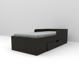 تخت خواب یک نفره اعیان مدل FH611 سایز 80x180 سانتی متر