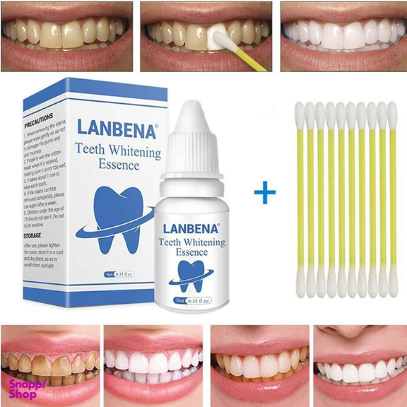 محلول سفید کننده دندان لانبنا مدل Teeth Whitening Essence وزن 35 گرم