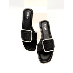 صندل زنانه دوریس مدل لیندا کد 02 رنگ مشکی