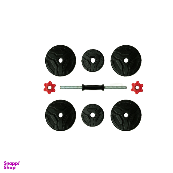 دمبل رادیس فیت مدل DVP-5-mix1 وزن 5 کیلوگرم بسته 2 عددی