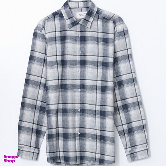 پیراهن آستین بلند یقه برگردان مردانه ال سی وایکیکی مدل چارخونه