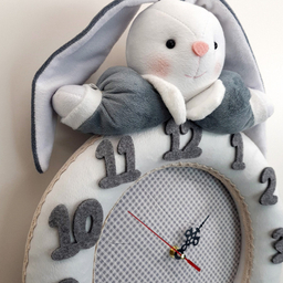 ساعت دیواری کودک نی نی سیس مدل خرگوش رابیت کد W-RAB-T