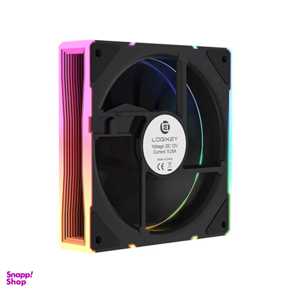 فن کیس لاجیکی مدل F327 BK بسته 3 عددی