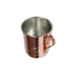 لیوان مسی مدل راسته دسته دار چکشی کد ZH09