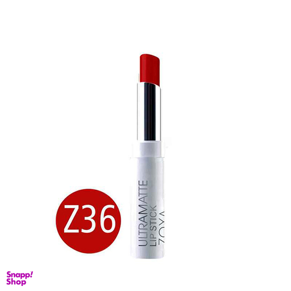 رژلب جامد مات زویا مدل Ultra Matt شماره Z36