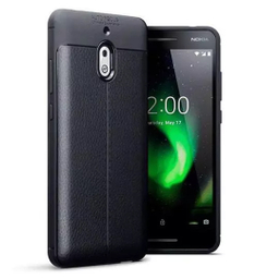 قاب ژله ای اتو فوکوس مدل Jelly Case طرح چرم مناسب نوکیا Nokia 2.1