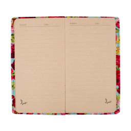 دفتر خط دار کرافت 80 برگ تی گل مدل 1323 طرح گلدار درشت