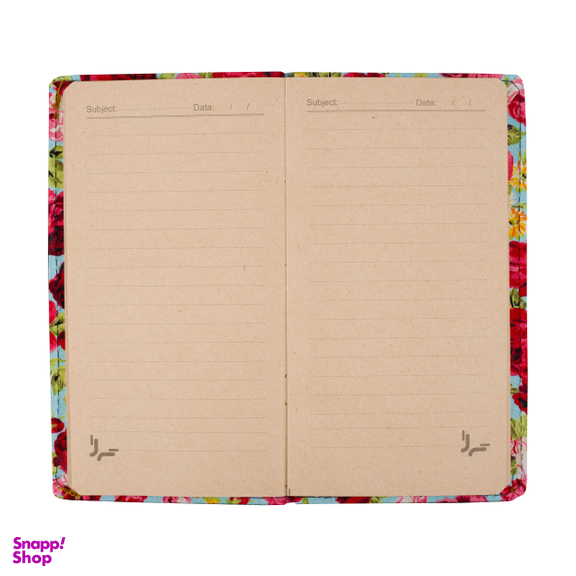 دفتر خط دار کرافت 80 برگ تی گل مدل 1323 طرح گلدار درشت