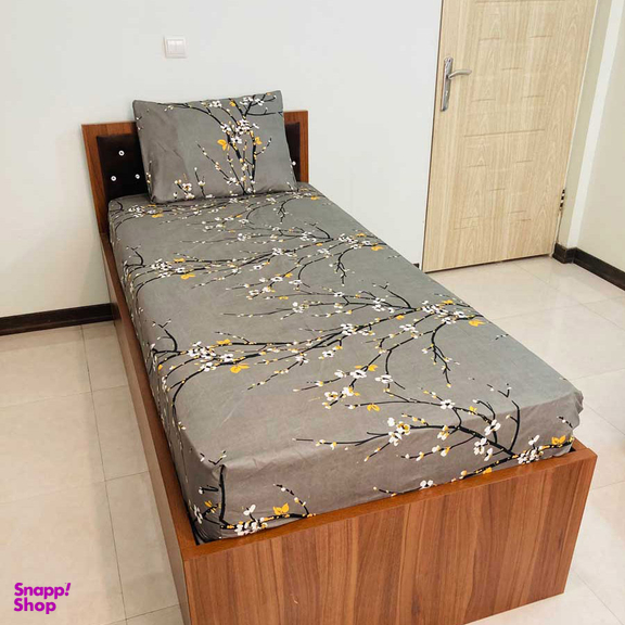 سرویس ملحفه مدل زنبق کد 008 یکنفره 2 تکه