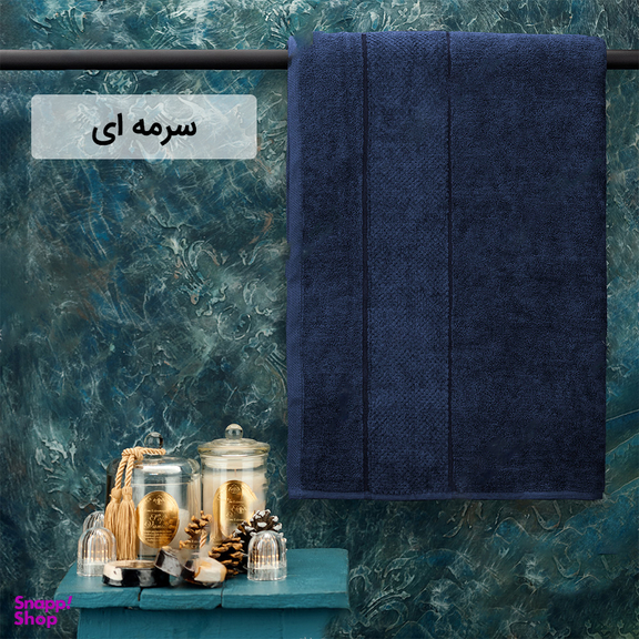 حوله حمام هیرو طرح ماکرو سایز 100×150 سانتی متر