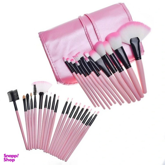 ست برس آرایشی مدل PA-24 مجموعه 24 عددی به همراه کیف
