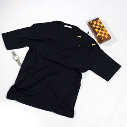 تیشرت یقه گرد مردانه کد 181 رنگ مشکی