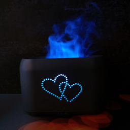 دستگاه بخور و رطوبت ساز سرد مدل قلب طرح آتش