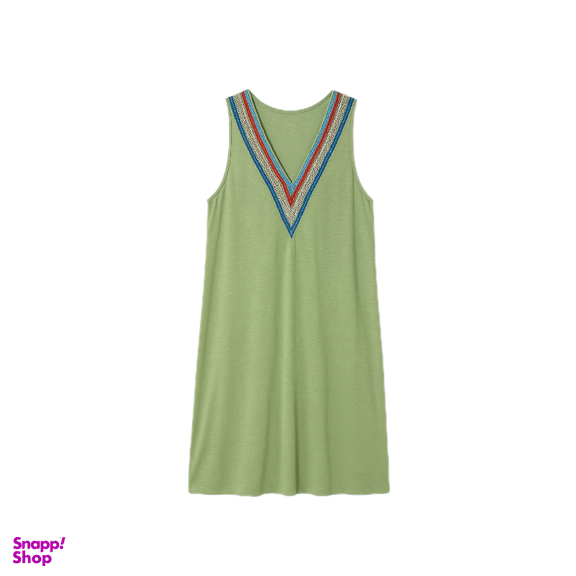 پیراهن زنانه کاپشی کد cup d56 رنگ سبز روشن