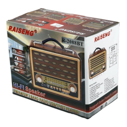 اسپیکر بلوتوثی و رادیو رایسنگ مدل R-2088BT