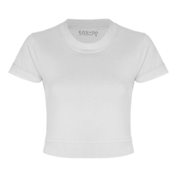 کراپ تیشرت آستین کوتاه زنانه ایزی دو مدل 9879000110016