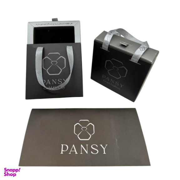 دستبند طلا 18 عیار زنانه پانسی مدل بی نهایت کد D800