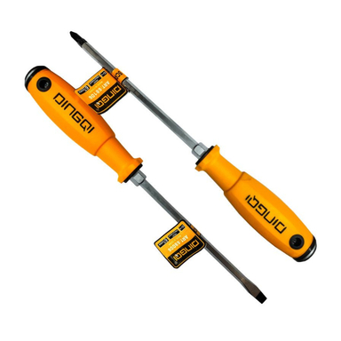 پیچ گوشتی دوسو و چهارسو ضربه خور دینگشی کد DT_6150 بسته 2 عددی
