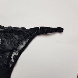 ست شورت و سوتین زنانه برتا مدل توری کد 2020SQ رنگ مشکی