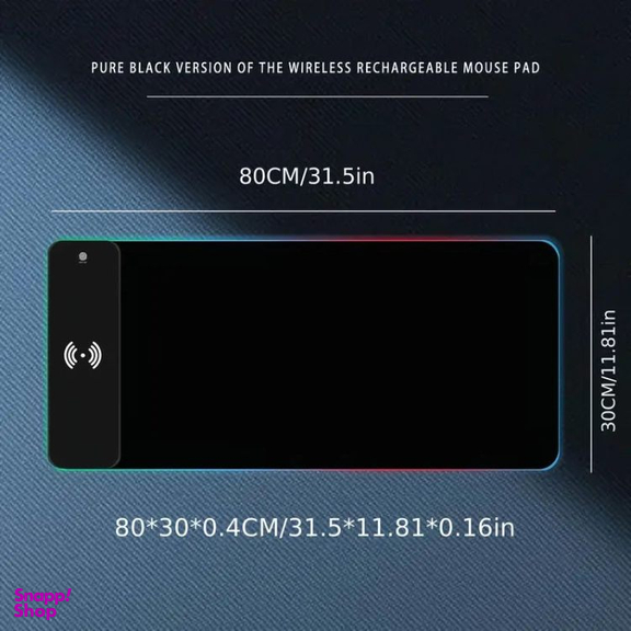 ماوس پد بی سیم مخصوص بازی مدل XL RGB