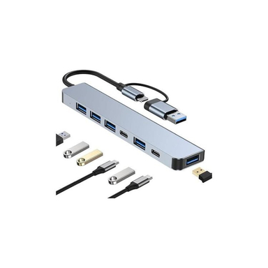 USB هاب 7 پورت تایپ سی مدل MAGIC -7IN1