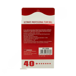توپ پینگ پنگ پرو اسپرتز مدل 6 ستاره PS-006 بسته 6 عددی