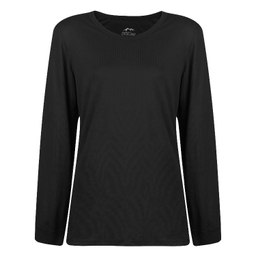 ست بلوز و لگینگ ورزشی زنانه چیبو مدل بیس لایر کد TC2024 رنگ مشکی