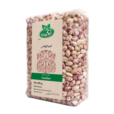 لوبیا چیتی آبگینه وزن 900 گرم