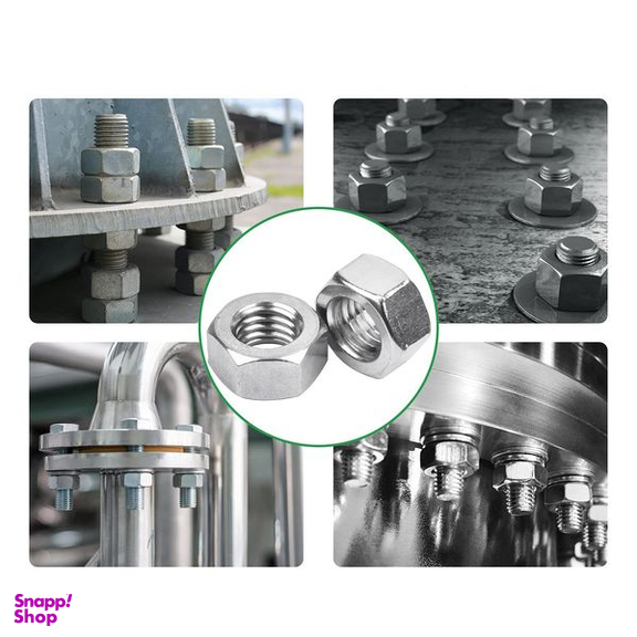 پیچ و مهره و واشر هامر مدل استوانه کد M3-20mm بسته 75 عددی