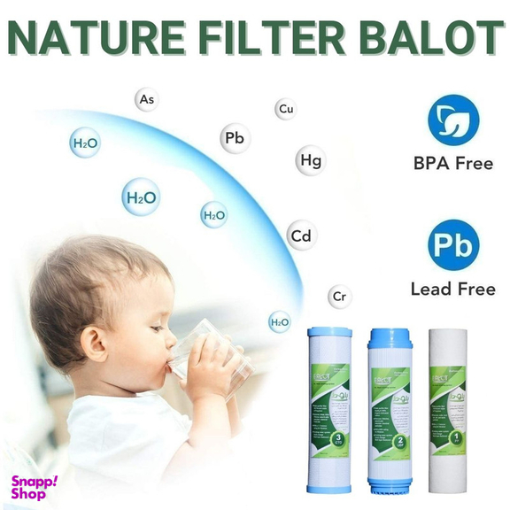 فیلتر دستگاه تصفیه آب بلوط مدل BL FILTER 03 مجموعه 3 عددی