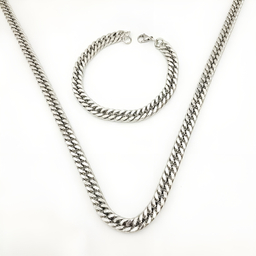 ست دستبند و گردنبند مردانه کد 24487