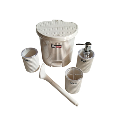 ست سرویس بهداشتی بازن کد 100 مجموعه ۵ عددی