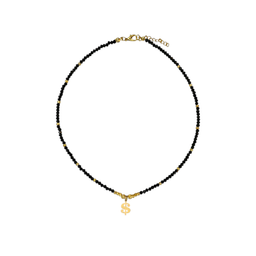 گردنبند طلا 18 عیار زنانه پانسی طرح ساین دلار کد nem28