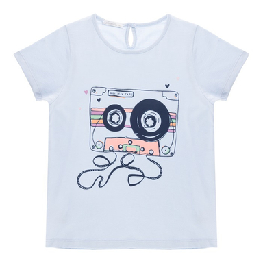 تیشرت آستین کوتاه دخترانه فیورلا مدل کاسکت 43027