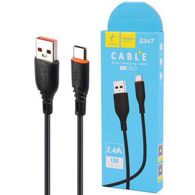 کابلUSB به Type-C اسکای دلفین مدل S34T طول 1 متر