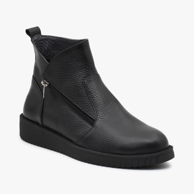 نیم بوت زنانه چرم تهران کد H27