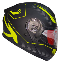 کلاه کاسکت ردلاین مدل فک متحرک عینک دار کد RE937_9