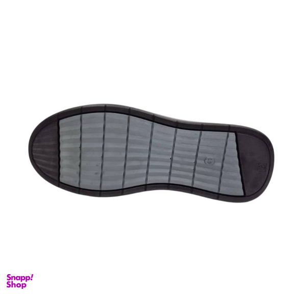 کفش طبی مردانه چرم ریباری مدل C1 رنگ مشکی