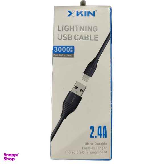 کابل USB به Lightning ایکس کین کد XK-CA06 طول 3 متر