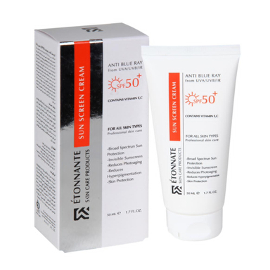 کرم ضد آفتاب بی رنگ ایتونانت مدل +SPF50 حجم 50 میلی‌لیتر