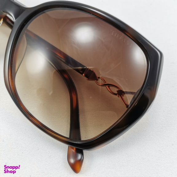 عینک آفتابی زنانه طرح تیفانی مدل پروانه ای رنگ هاوانا