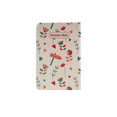 دفتر یادداشت 32 برگ تیج سان مدل پاسپورتی طرح لاله