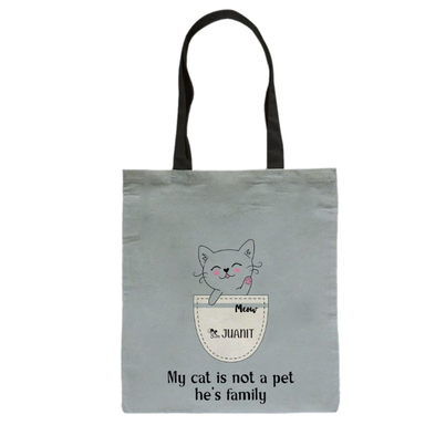 ساک خرید ژوانیت مدل گربه کد 205