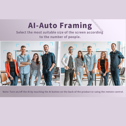 وب کم پاویفو مدل 4K AI Auto-Framing With Remote Control