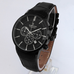 ساعت عقربه ای مردانه رومانسون مدل بندچرمی کرنوگراف کد 25