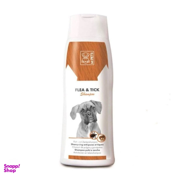 شامپو روزانه ضد کنه و شپش سگ ام پتس مدل FLEA & TICK با حجم 250 میلی لیتر