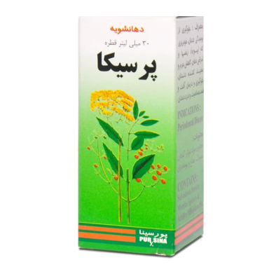 دهانشویه پورسینا مدل پرسیکا حجم 30 میلی لیتر